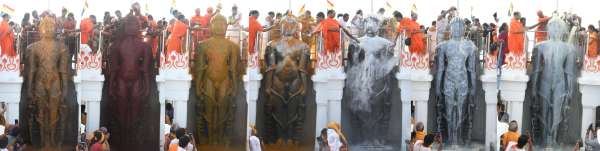 गोम्मटगिरी में 73वां महामस्तकाभिषेक अनुष्ठान