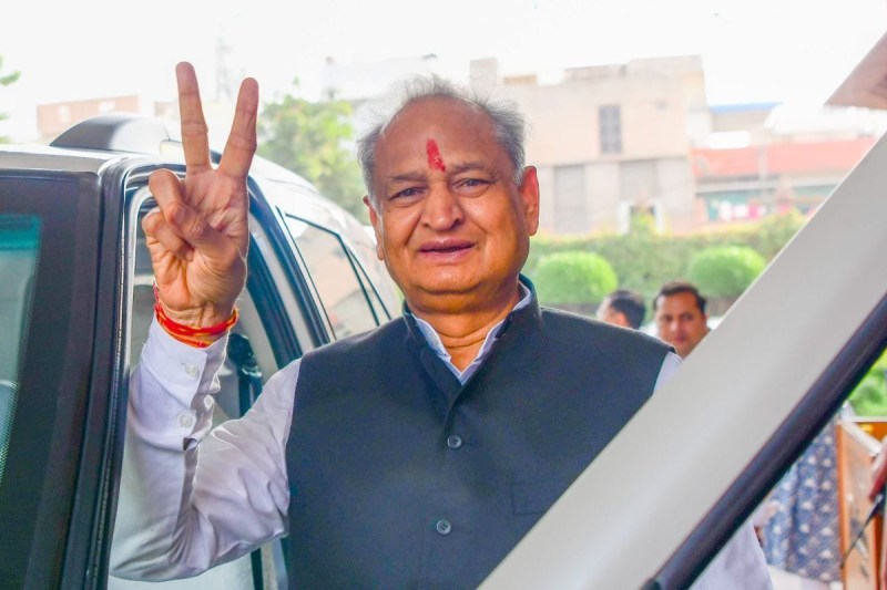 rajasthan assembly election cm ashok gehlot reacts on Congress CM face