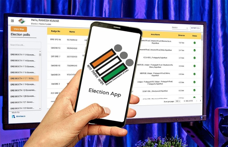 पुलिस के इलेक्शन ऐप ने रेडियो टैक्सी की तरह की चुनावी निगरानी...तुरंत समाधान