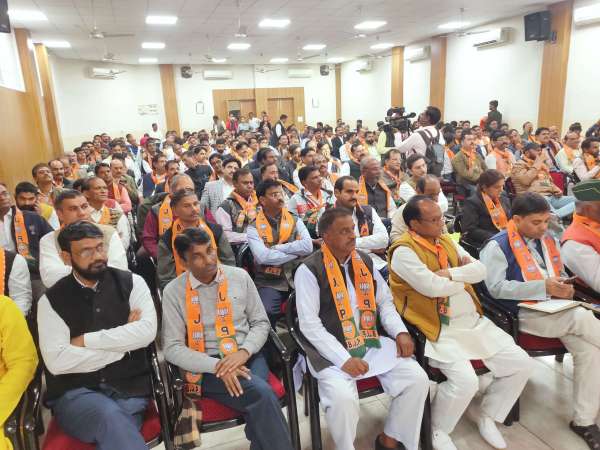 Counting agent meeting at BJP headquarters