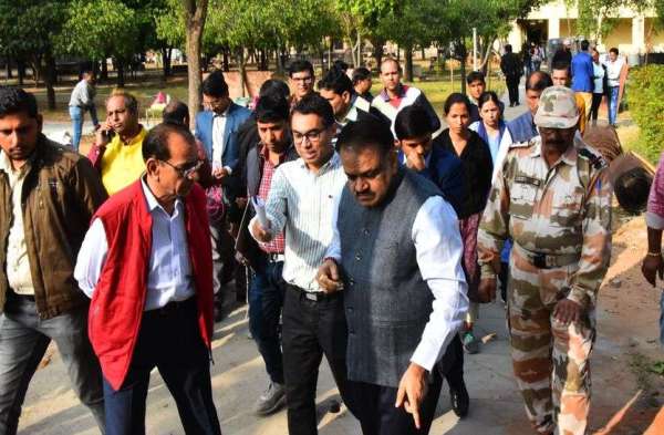 Chief Electoral Officer Praveen Gupta reviewed the arrangements