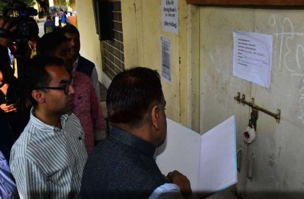Chief Electoral Officer Praveen Gupta reviewed the arrangements