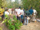 जंगल में मिला युवती का अधजला शव, जांच में जुटी पुलिस