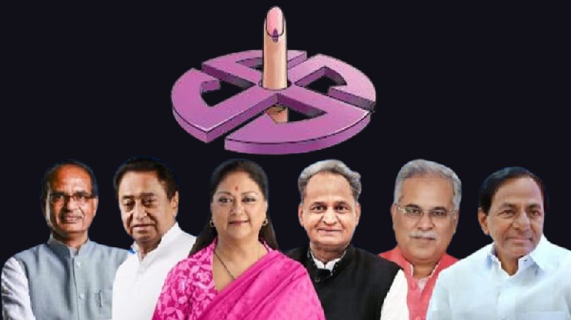 Rajasthan Election Result 2023 Madhya Pradesh Election Result 2023 Chhattisgarh Election Result 202 telangana Result 2023 Election results will come today in 4 states
