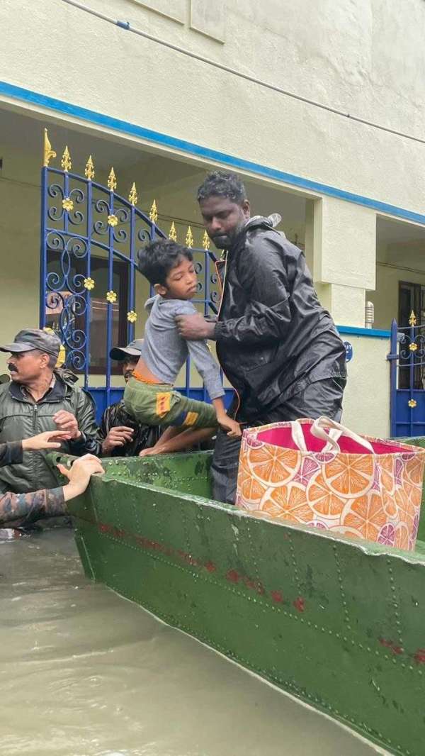 भारतीय सेना द्वारा राहत बचाव कार्य जारी