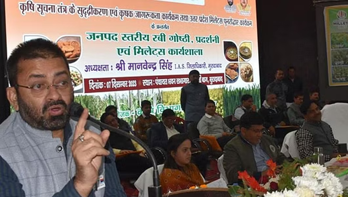 When asked by DM in Moradabad farmers exposed many departments