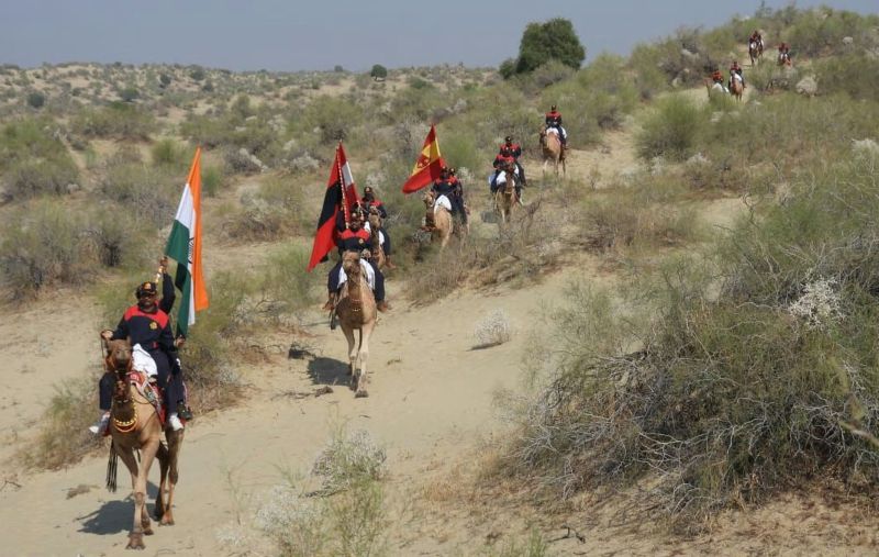 बाड़मेर-चौहटन-बाखासर से नाडाबेड़ तक... गूंजा जय हिन्द