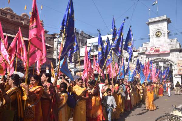 श्याम महिमा मण्डल की शोभायात्रा