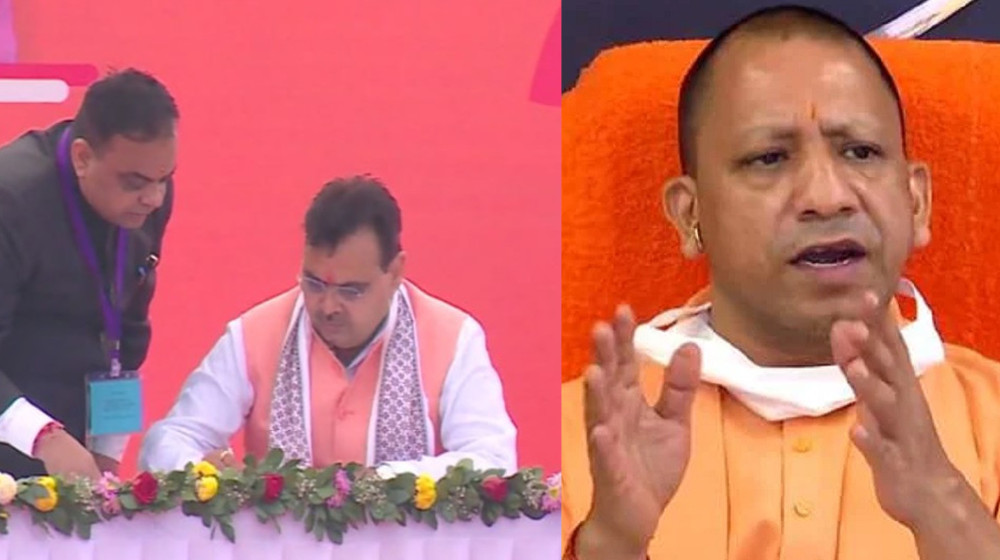UP CM Yogi Adityanath absense at Rajasthan CM Bhajan Lal Oath Ceremony
