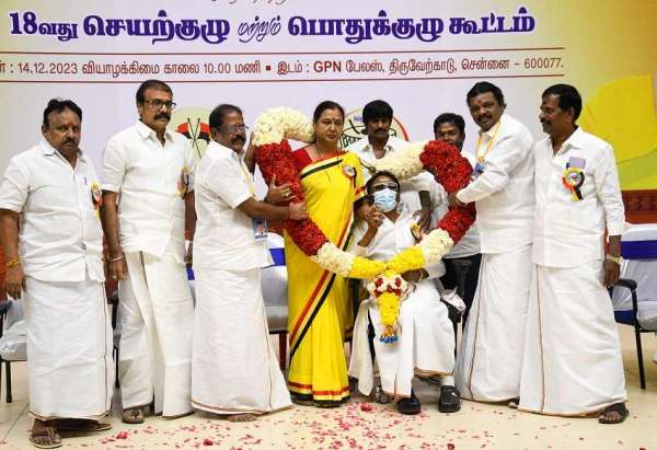 Premalatha Vijayakanth elected DMDK general secretary