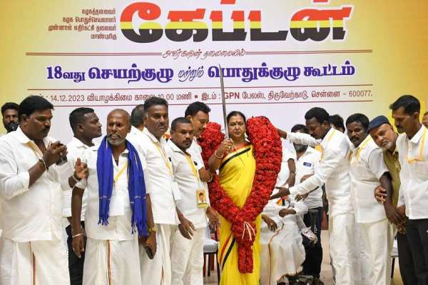 Premalatha Vijayakanth elected DMDK general secretary