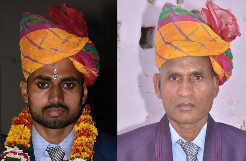 uncle and nephew died in road accident in Mundru jaipur