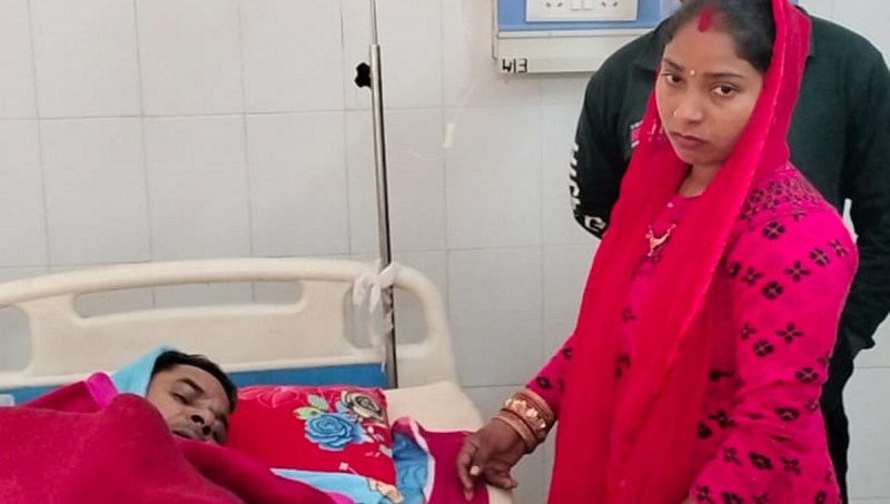 Son-in-law threw acid on father-in-law in Moradabad