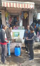 23 किलो पॉलिथीन जब्त कर 22 हजार 850 का वसूला जुर्माना