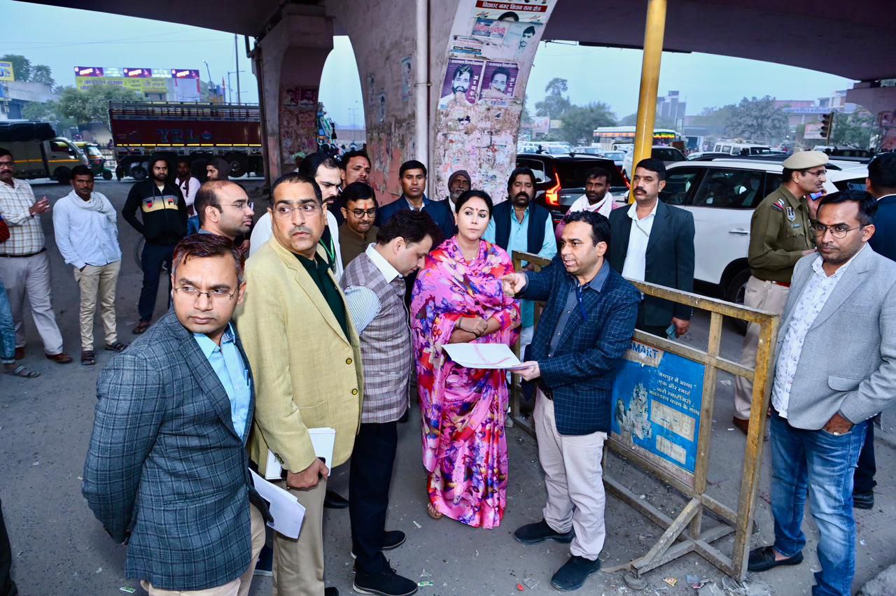 सीकर-जयपुर नेशनल हाइवे पर खत्म होगा ट्रैफिक जाम, दिया कुमारी ने किया मुआयना