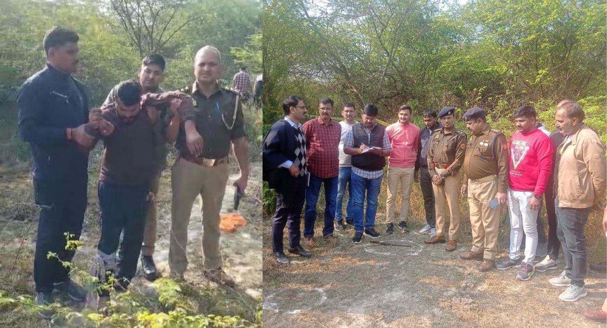 police-took-action-against-those-carrying-gold-and-silver-in-sacks-one-accused-shot-in-leg-in-encounter