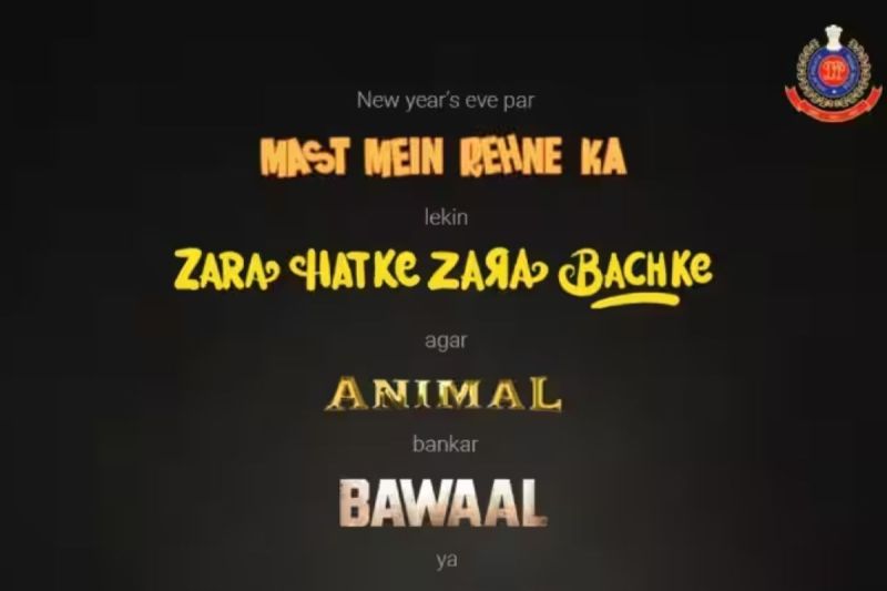 delhi police traffic advisory