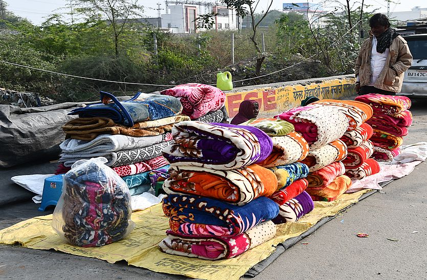 गर्म कंबल ने बिगाड़ा रुई की रजाई का बाजार