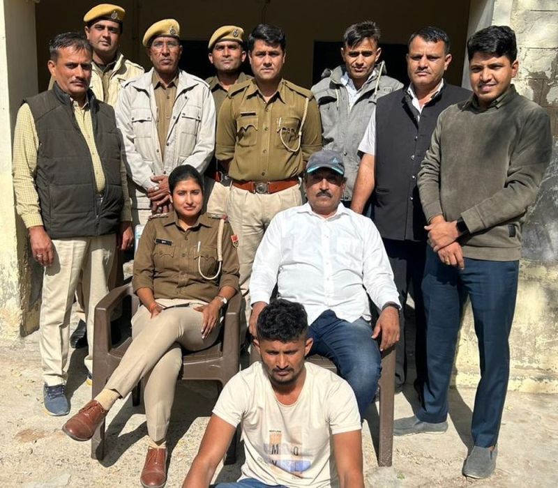 नाबालिग से दुष्कर्म के प्रकरण में शिवगंज से डीएसटी ने किया गिरफ्तार