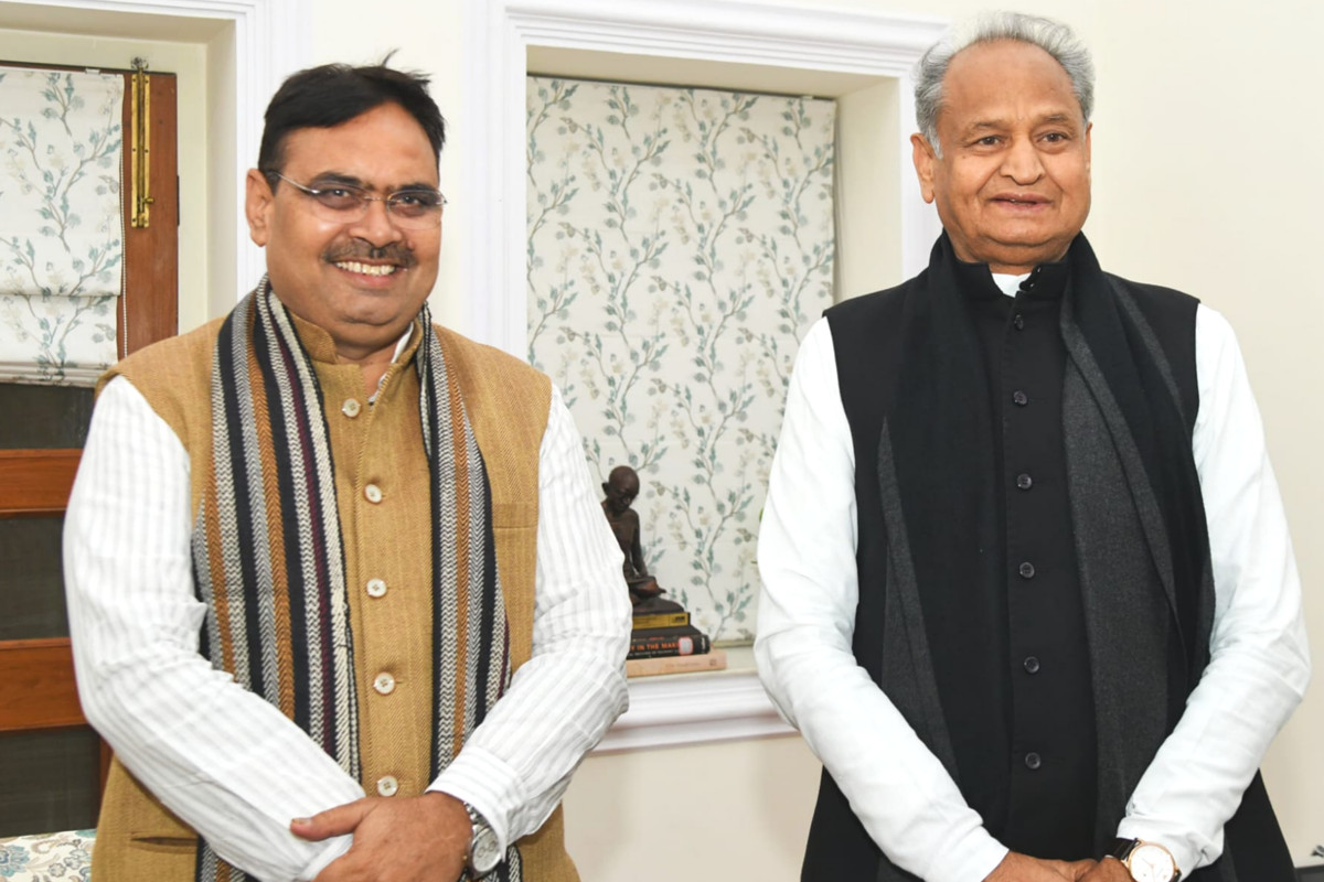 Rajasthan Bhajanlal Sharma Cabinet's First Meeting, Gehlot reacts