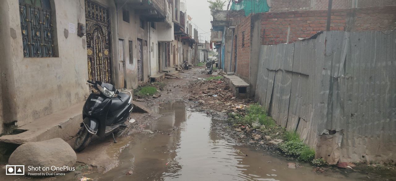 जनता नगर कॉलोनी में अब तक सडक़ बनी, न नाली, खाली प्लाट में लोग डालते हैं कचरा
