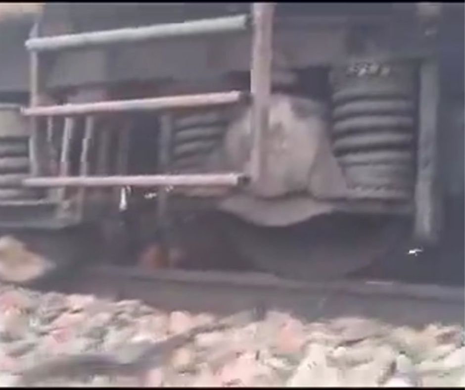 Video: गोवंश का सींग आने से रुकी ट्रेन, 1 घंटें तक जंगलों में रही खड़ी