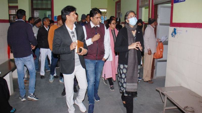 बीडीके अस्पताल में नहीं मिली सफाई, कलक्टर ने जताई नाराजगी