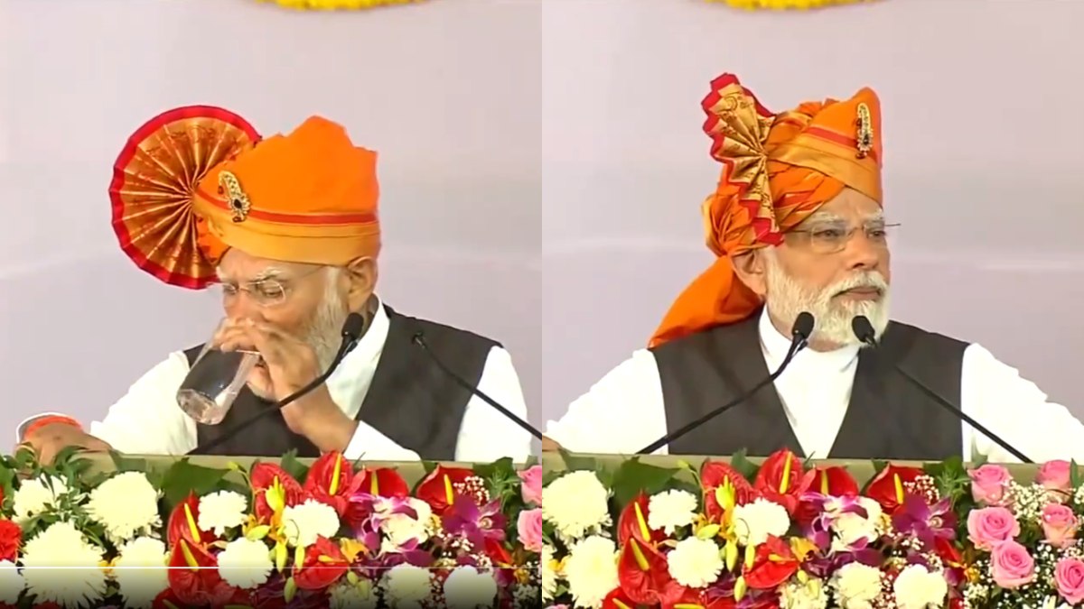 PM Modi became emotional on the stage in Solapur said I wish I had a house like this