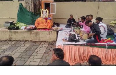 कांग्रेस भवन में हनुमान चालीसा व सुंदरकांड पाठ का आयोजन