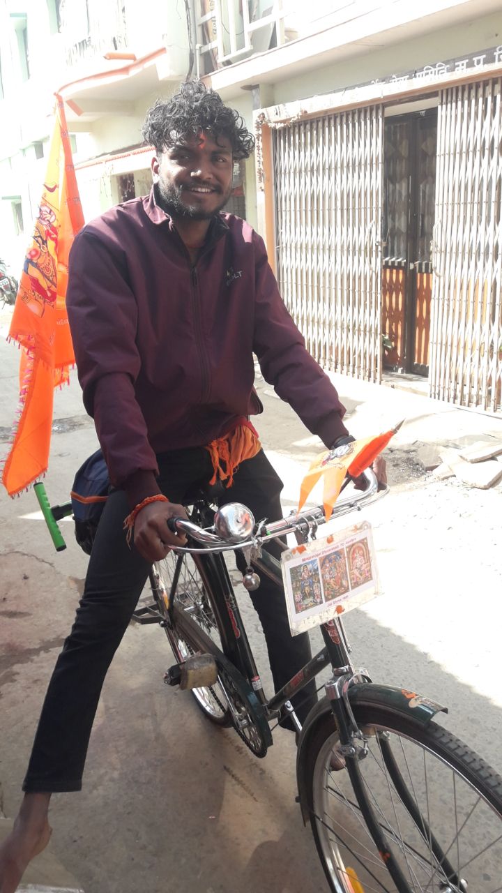1400 किमी की साइकिल यात्रा कर अयोध्या में रामलला के करेंगे दर्शन