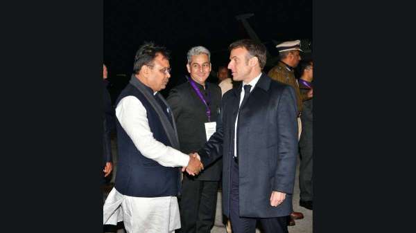 Selfie of PM Modi, Macron