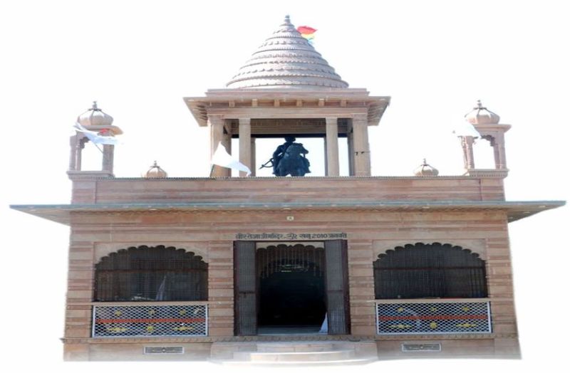 डेह में 1 करोड़ से बना वीर तेजाजी का मंदिर
