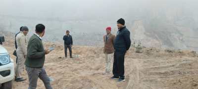 तिजारा और डीग में पकड़ा अवैध खनन, 21 करोड़ रुपए की शास्ति लगाई