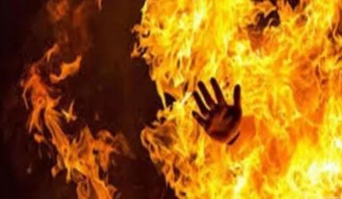 teacher murdered locked in room and set on fire in up