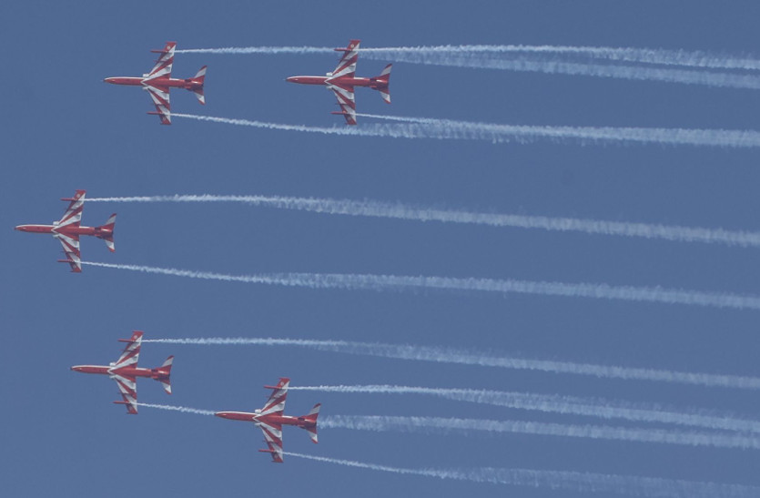 बीकानेर के नाल में वायु सेना का एयर शो, फाइटर प्लेन ने दिखाए हैरतअंगेज करतब