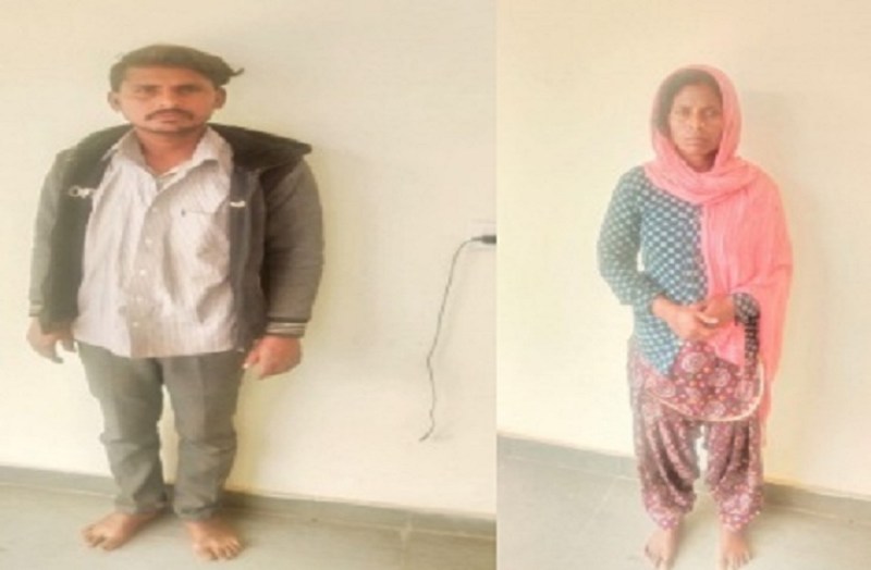 जाली तोड़कर चोरी करने वाली महिला सहित दो गिरफ्तार