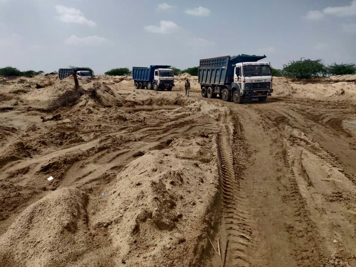 ड्रोन सर्वे में अवैध खनन का बड़ा खुलासा