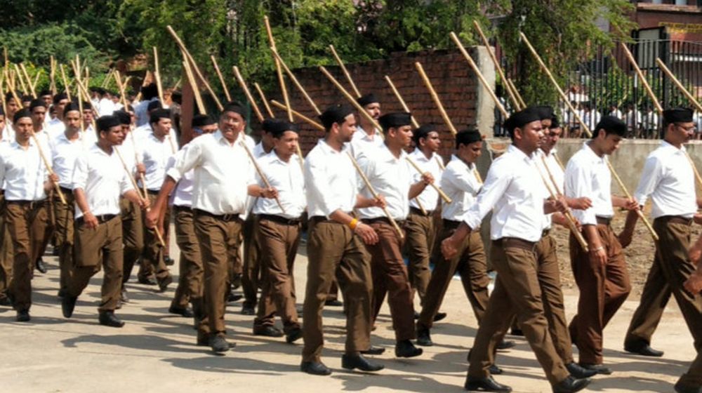 पथ संचलन में कदमताल, अनुशासन की मिसाल