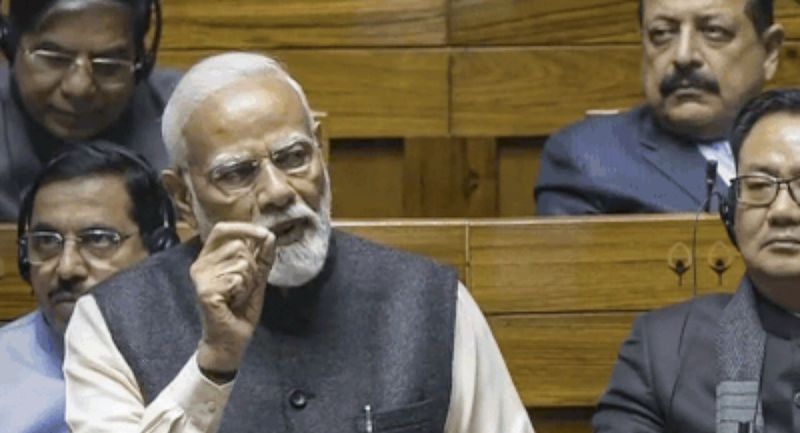 PM Modi in Parliament Today