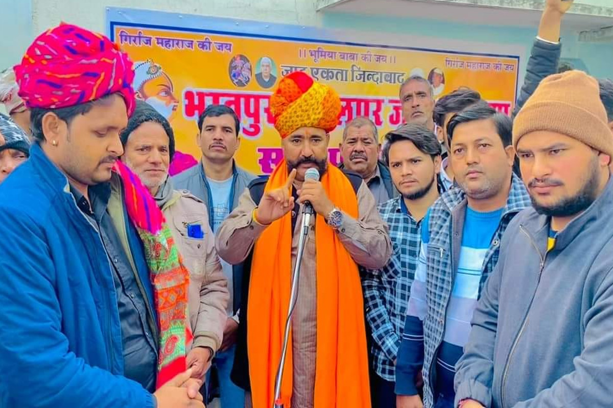 Rajasthan Bharatpur Dholpur Jat Reservation Movement Delhi Mumbai Railway Track Jam Ultimatum Latest News Update