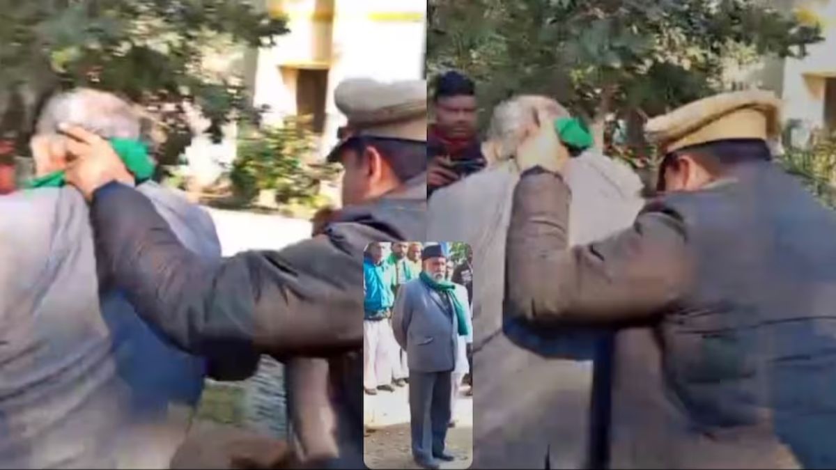 Video: गाली दी, गर्दन पकड़ी, घसीट कर ले गया थाने... बुजुर्ग से दारोगा की दबंगई का वीडियो वायरल