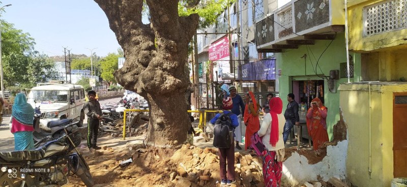 यहां पर कार्रवाई के बाद आगे नहीं हटाया अतिक्रमण