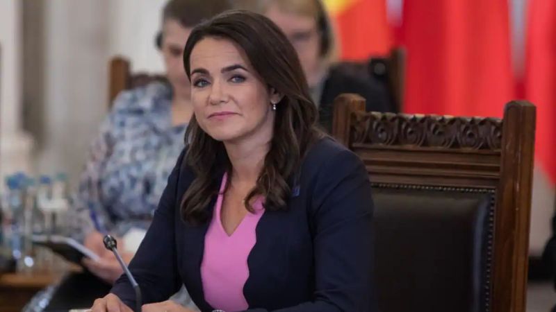 हंगरी की राष्ट्रपति कैटलिन नोवाक