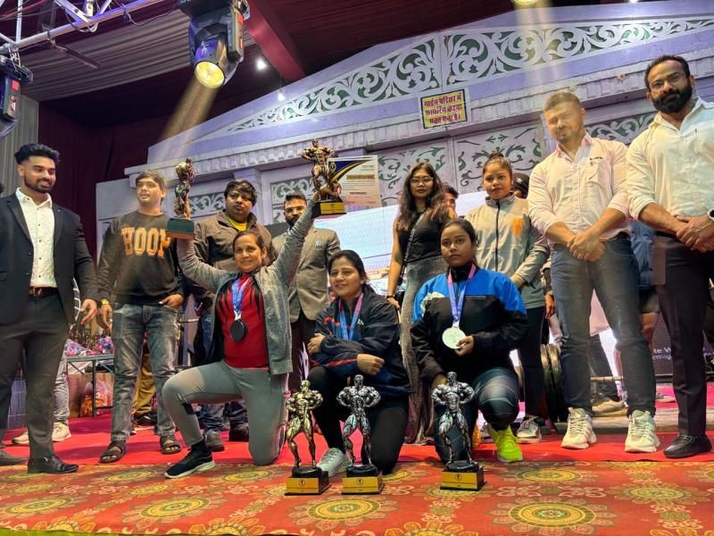 बॉडी बिल्डिंग व पावरलिफ्टिंग चैंपियनशिप में महिलाओं ने भी दिखाया दमखम
