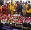 108 तीर्थों, नदियों व सागर का जल, रज व पूजन सामग्री मुंबई रवाना