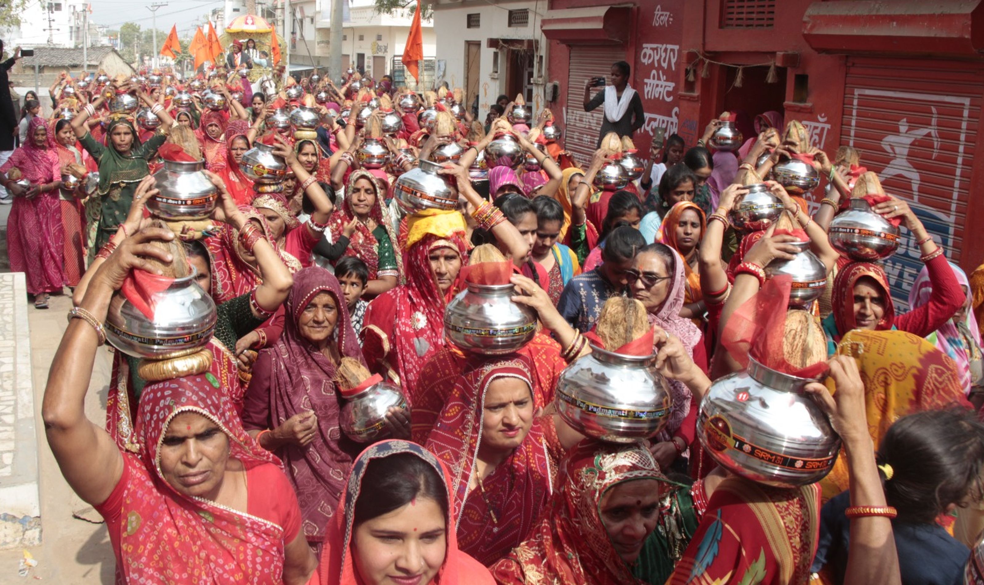 कलश यात्रा के साथ भागवत कथा का समापन