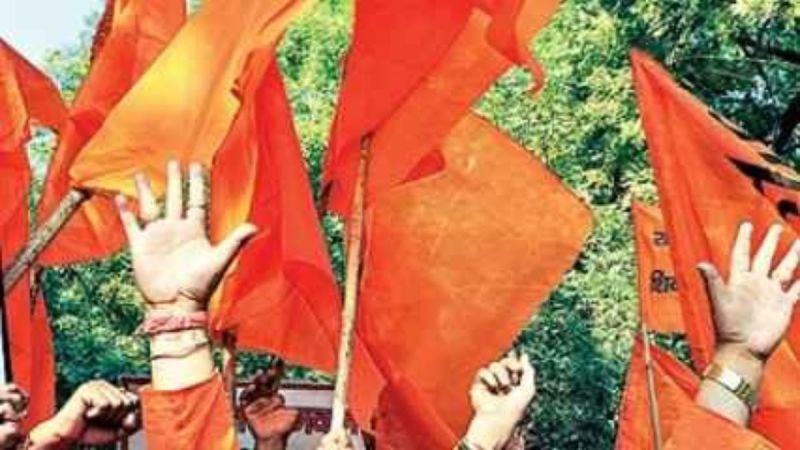 त्रिपुरा में ABVP-बजरंग दल ने किया विरोध प्रदर्शन