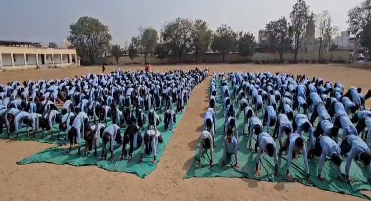 Yoga Record In Rajasthan