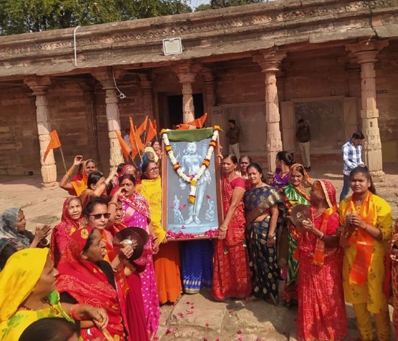 Bhojshala and installation of statue of Maa Vagdevi