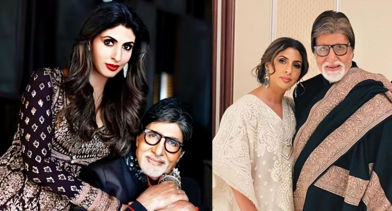 amitabh bachchan family shweta
